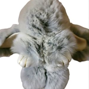 Chming: Rex rabbit fur keychain, soft and cute, keychain for car and bag.